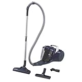 Hoover Breeze BR71_BR20011 Aspirapolvere a Traino senza Sacco, Ciclonico, Spazzola Parquet, Accessori Integrati, 700W, Blu Navy [Classe di efficienza energetica A]